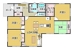 成田市吾妻 新築平屋戸建 敷地面積236平米