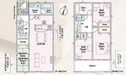 西郷村羽太第4　全2棟　2