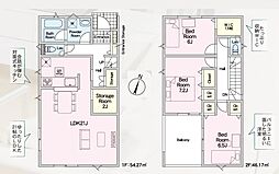 西郷村羽太第4　全2棟　1