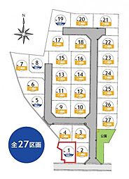 須賀川市森宿字横見根　建築条件無し売地　全27区画　1
