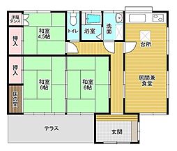 つくば市漆所　平屋住宅