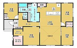 つくば市栗原1期　平屋新築戸建