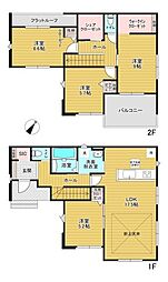 つくば市南中妻4期　新築戸建　2号棟