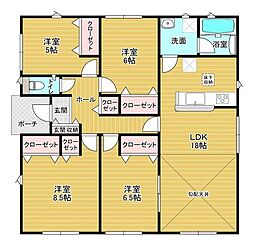 つくば市若森第1　新築分譲住宅　3号棟