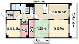 OS・SKYパークサイドヴィラ白山 4D