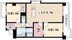 クレッセンド清水ヶ岡 801