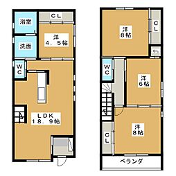 バンクーバー1124代万町　C棟