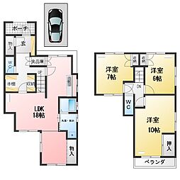 松軒1丁目貸家 1