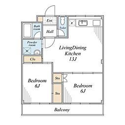 フリージア小田井 3B