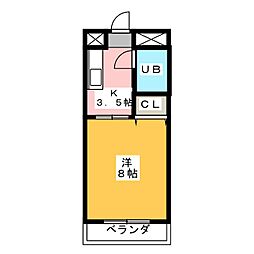 ホワイトハイツ　エムワン 2C
