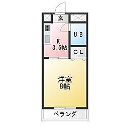 ホワイトハイツ　エムワン 1D