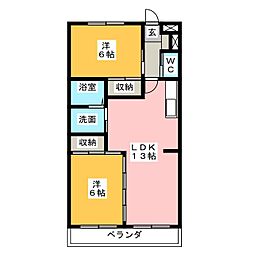 ガーデンクレスト小田井 2D
