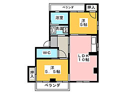 ハイツ市場木 4B