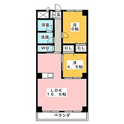 欽花園ハイツ 2B