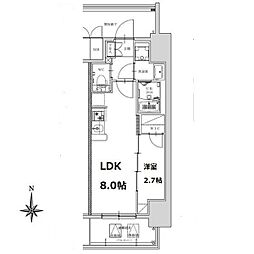 S-RESIDENCE亀島駅前ascent 1101