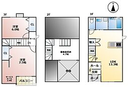 (仮称)烏森町3-35連家宙 1