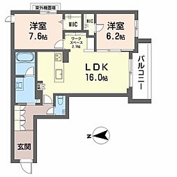 カーサ　グリシーナ　北原 203