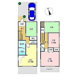 緑区曽根貸家 1