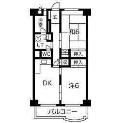 港楽ハイツ　1棟 406