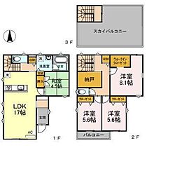 明大寺町沖折戸　戸建貸家Ｃ棟