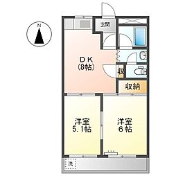 ハイツ西上　(Ａ)