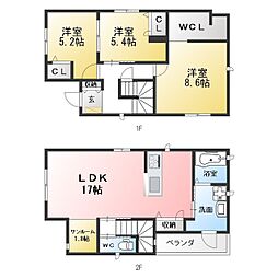 新田町戸建借家 C