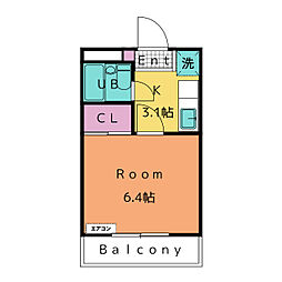 1ルーム東山　Ａ 101