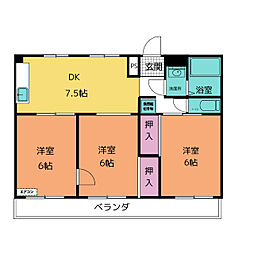 シャトルハイツB棟 202