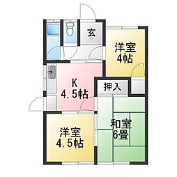 前田住宅（北列） 西から2