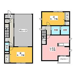 大山稲葉2226-3ガレージ付戸建賃貸