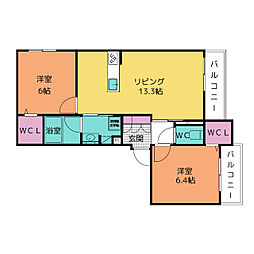 リオリエントみやまち 201