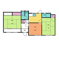 川辺町中川辺貸家 1