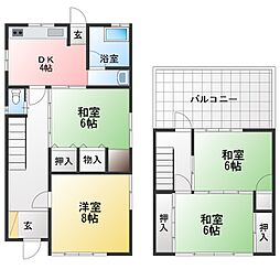 羽島市竹鼻町狐穴貸家 1