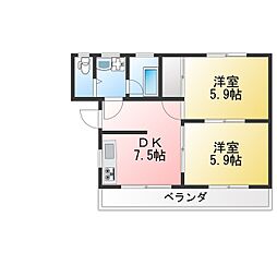安達マンション 4Ｂ