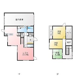 道伯町一戸建て貸家 -