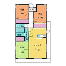 野田3丁目店舗上貸家 2F