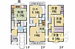 京都市上京区尼ケ崎横町の一戸建て