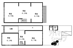 京都市北区大将軍坂田町の一戸建て