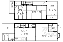 紫野下築山町10−5貸家 1