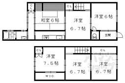 京都市左京区吉田泉殿町の一戸建て