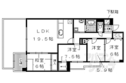 ユニーブル京都紫野 201