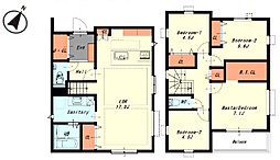 神戸市北区山の街の一戸建て