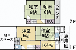 京都市右京区梅津北浦町の一戸建て