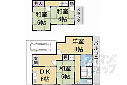 京都市右京区嵯峨大覚寺門前登リ町の一戸建て