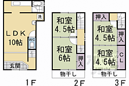 京都市上京区北新在家町の一戸建て