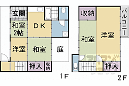京都市上京区千本通寺之内下る花車町の一戸建て