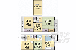 京都市右京区花園段ノ岡町の一戸建て