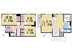 京都市西京区桂南巽町の一戸建て
