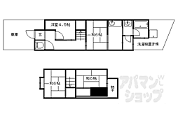 京都市北区紫竹上園生町の一戸建て