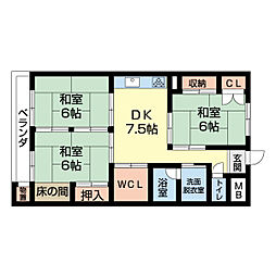 上所マンション　A棟
